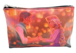 Disney Loungefly Tangled Rapunzel Flynn Rider Zipped Pouch Coin Purse Bag